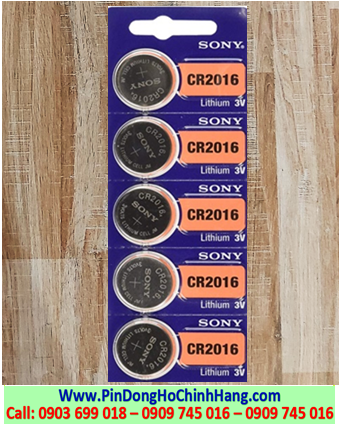 Vỉ 5viên Sony CR2016 
